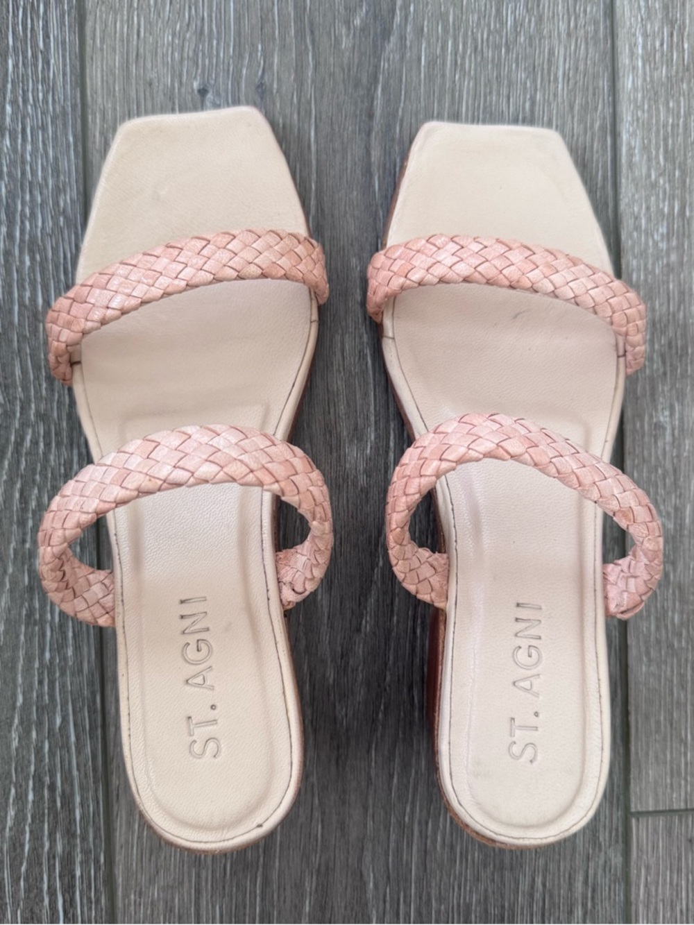 St. Agni Camille Sandals in Seashell